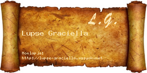 Lupse Graciella névjegykártya